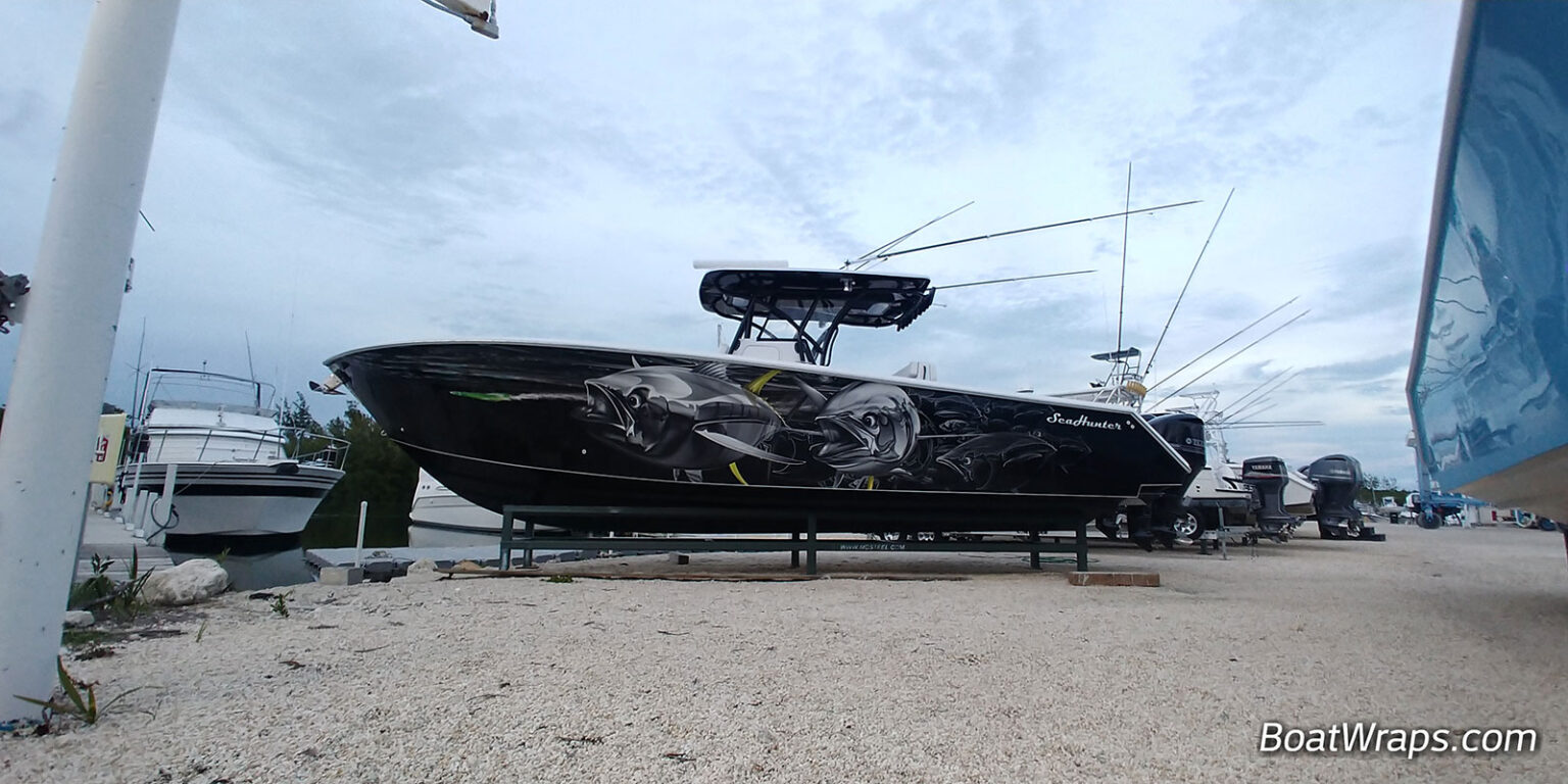 Center Console Boat Wraps Boat Wraps