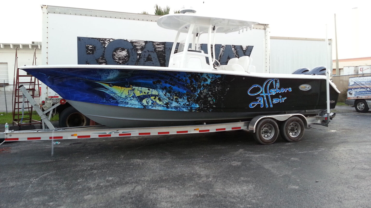 Center Console Boat Wraps Boat Wraps